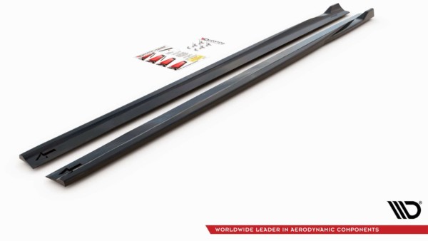 MAXTON DESIGN - Lišty pod prahy Mercedes-AMG A 45 S W177 , Čierny lesk – Obrázok 7