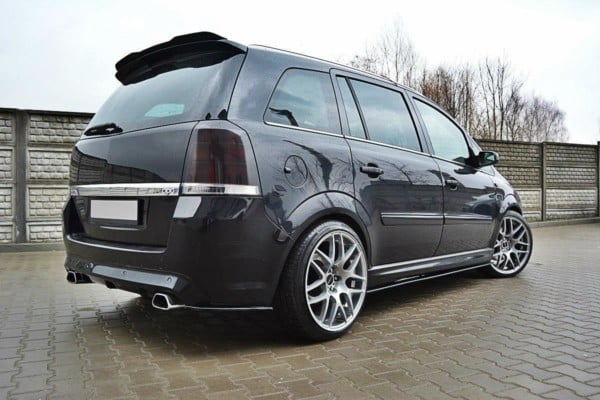 MAXTON DESIGN - Bočné difúzory zadného náraznika OPEL ZAFIRA B OPC / VXR , Čierny lesk – Obrázok 4