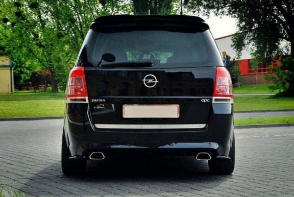 MAXTON DESIGN - Bočné difúzory zadného náraznika OPEL ZAFIRA B OPC / VXR , Čierny lesk – Obrázok 5