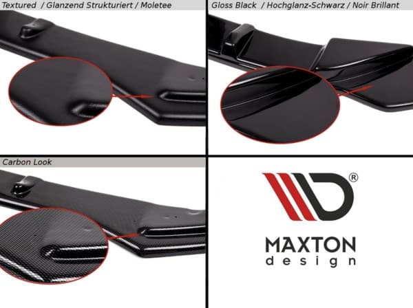 MAXTON DESIGN - Spoiler pod Predný náraznik   V.2 Mini Countryman Mk2 F60 JCW , Čierny lesk 


, – Obrázok 8