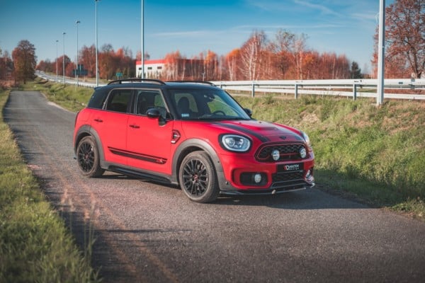 MAXTON DESIGN - Lišty pod prahy Mini Countryman Mk2 F60 JCW , Čierny lesk – Obrázok 2