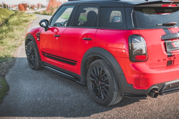 MAXTON DESIGN - Lišty pod prahy Mini Countryman Mk2 F60 JCW , Čierny lesk – Obrázok 5