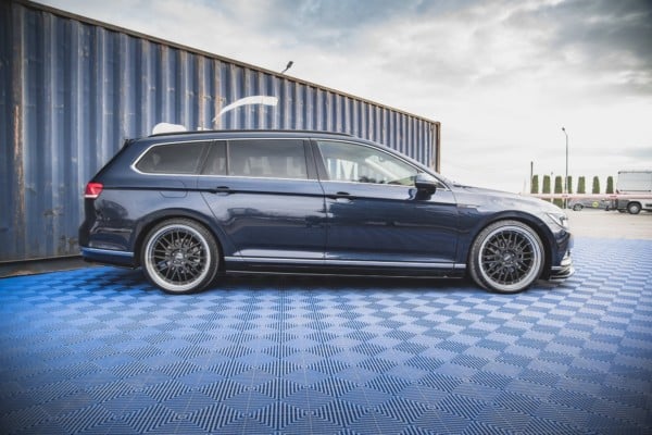 MAXTON DESIGN - Lišty pod prahy Volkswagen Passat B8 , Čierny lesk – Obrázok 2