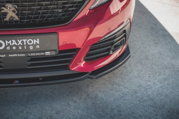 MAXTON DESIGN - Spoiler pod Predný náraznik   V.2 Peugeot 308 GT Mk2 Facelift , Čierny lesk 


, – Obrázok 2