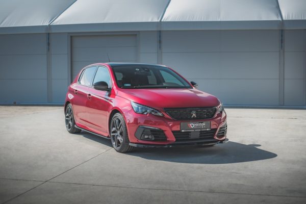 MAXTON DESIGN - Spoiler pod Predný náraznik   V.2 Peugeot 308 GT Mk2 Facelift , Čierny lesk 


, – Obrázok 3