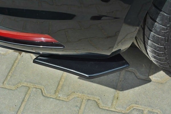 MAXTON DESIGN - Bočné difúzory zadného náraznika SEAT LEON III CUPRA / FR , Čierny lesk – Obrázok 2