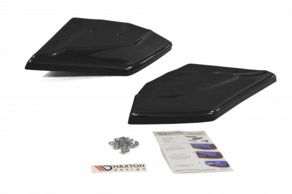 MAXTON DESIGN - Bočné difúzory zadného náraznika SEAT LEON III CUPRA / FR , Čierny lesk – Obrázok 5