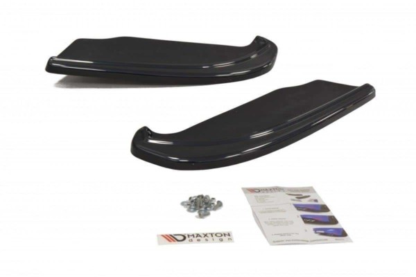 MAXTON DESIGN - Bočné difúzory zadného náraznika Subaru Impreza II WRX , Čierny lesk