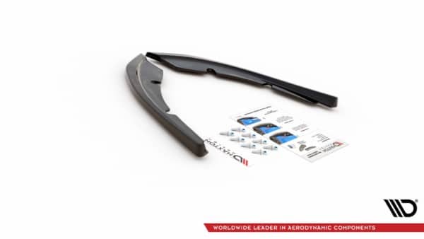 MAXTON DESIGN - Bočné difúzory zadného náraznika Peugeot 308 SW Mk2, Čierny lesk , – Obrázok 6