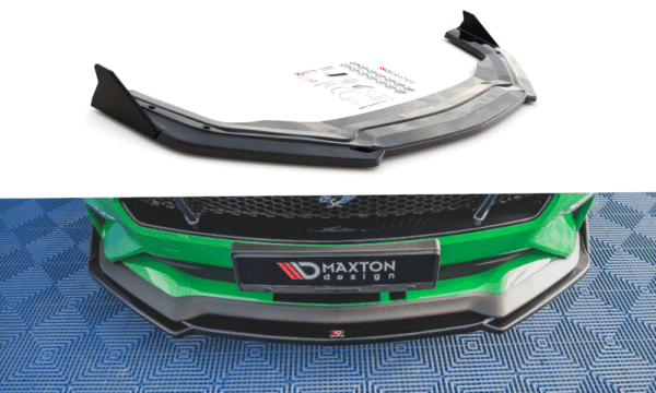 MAXTON DESIGN - Spoiler pod Predný náraznik + Splitre V.2 Ford Mustang GT Mk6 Facelift , Čierny lesk
Plus