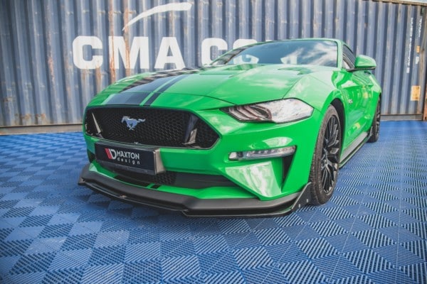 MAXTON DESIGN - Spoiler pod Predný náraznik   + Splitre V.2 Ford Mustang GT Mk6 Facelift , Čierny lesk 


 Plus – Obrázok 3