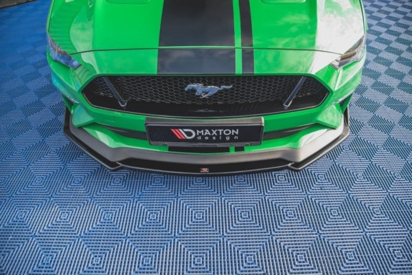 MAXTON DESIGN - Spoiler pod Predný náraznik   + Splitre V.2 Ford Mustang GT Mk6 Facelift , Čierny lesk 


 Plus – Obrázok 4