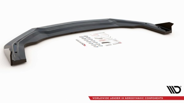 MAXTON DESIGN - Spoiler pod Predný náraznik   + Splitre V.2 Ford Mustang GT Mk6 Facelift , Čierny lesk 


 Plus – Obrázok 7