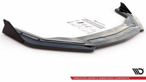 MAXTON DESIGN - Spoiler pod Predný náraznik   + Splitre V.2 Ford Mustang GT Mk6 Facelift , Čierny lesk 


 Plus – Obrázok 6