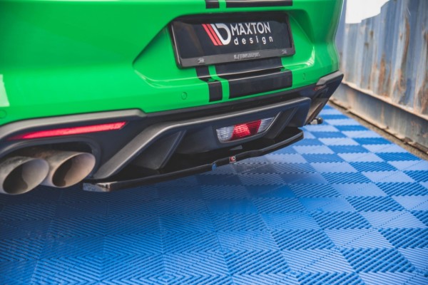 MAXTON DESIGN - Stredový spoiler pod zadný náraznik Ford Mustang GT Mk6 Facelift , Čierny lesk – Obrázok 2