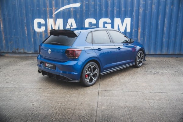 MAXTON DESIGN - Racing Durability Lišty pod prahy Volkswagen Polo GTI Mk6 , čierna matná – Obrázok 3