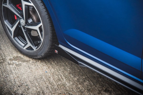 MAXTON DESIGN - Racing Durability Lišty pod prahy + Splitre Volkswagen Polo GTI Mk6 , čierna matná – Obrázok 3
