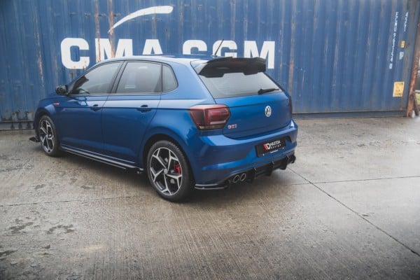 MAXTON DESIGN - Racing Durability Difúzor zadného náraznika  Volkswagen Polo GTI Mk6 , Čierna matná – Obrázok 4