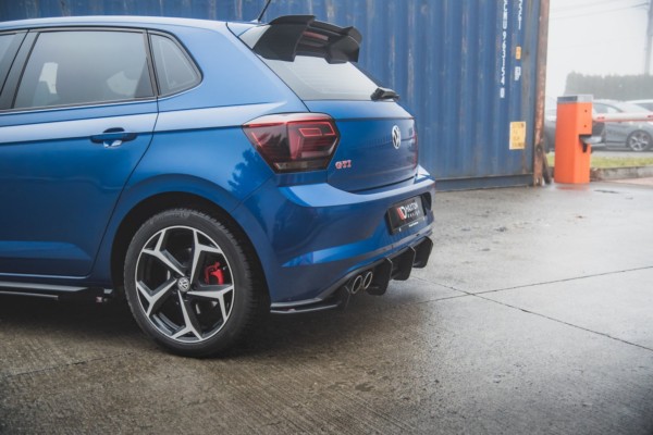 MAXTON DESIGN - Racing Durability Difúzor zadného náraznika  Volkswagen Polo GTI Mk6 , Čierna matná – Obrázok 5