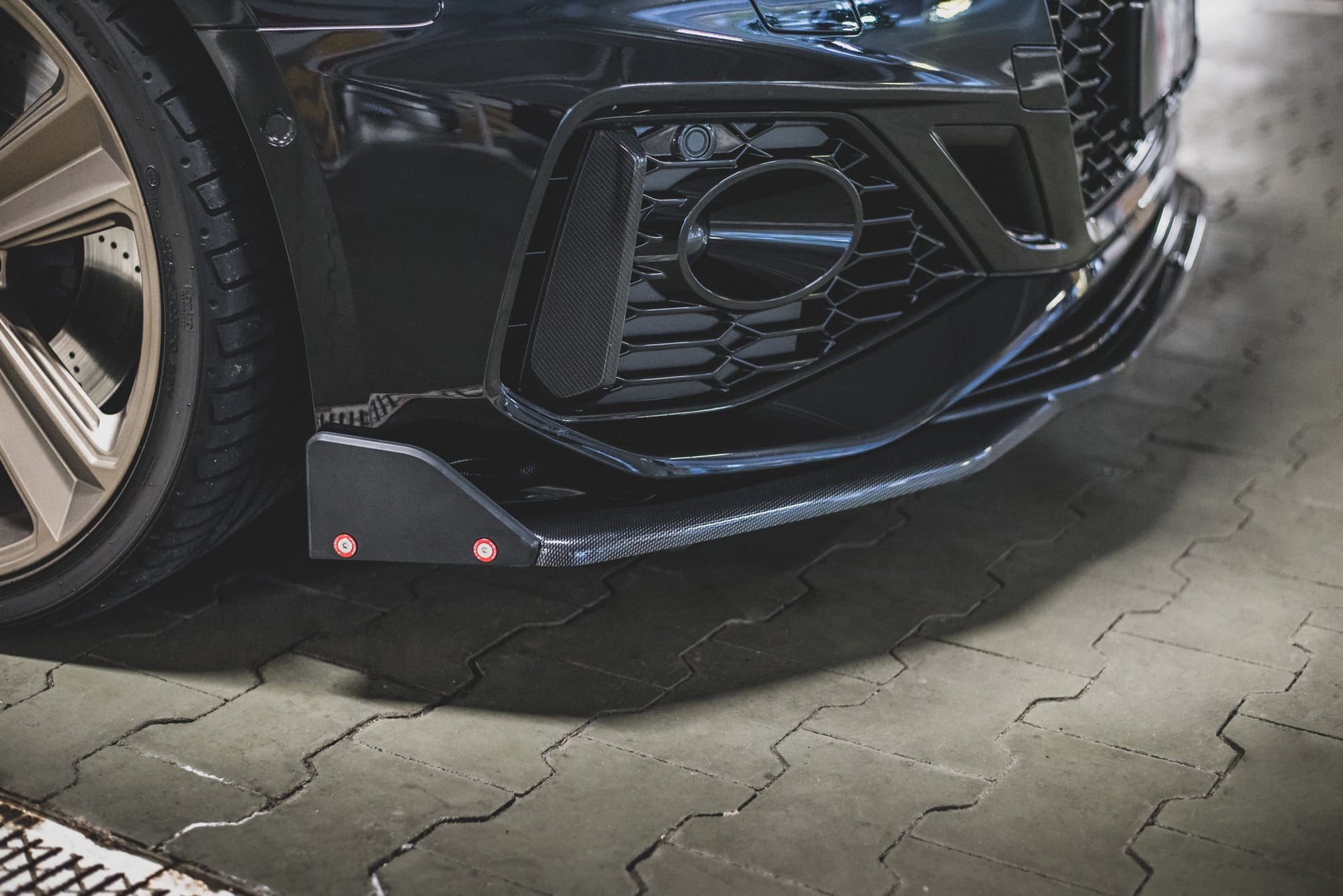 MAXTON DESIGN - Spoiler pod Predný náraznik + Splitre V.1 Audi RS5 F5 Facelift , Čierny lesk
Plus – Obrázok 3