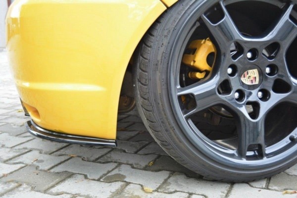 MAXTON DESIGN - Bočné difúzory zadného náraznika VW GOLF IV R32 , Čierny lesk – Obrázok 3