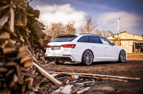 MAXTON DESIGN - Difúzor zadného náraznika  + Výfuk - koncovky Audi A6 C8 S-Line , Čierny lesk  ,Chrome – Obrázok 11