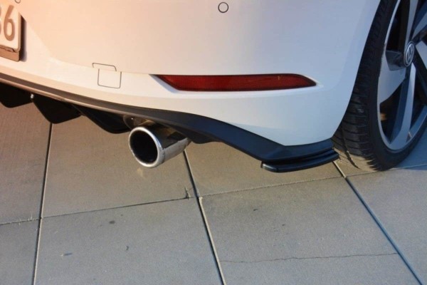 MAXTON DESIGN - Bočné difúzory zadného náraznika VW GOLF VII GTI FACELIFT , Čierny lesk – Obrázok 2