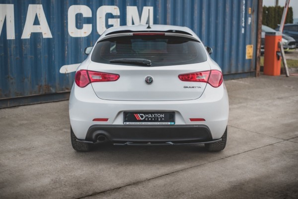 MAXTON DESIGN - Bočné difúzory zadného náraznika V.1 Alfa Romeo Giulietta Facelift , Čierny lesk , – Obrázok 3