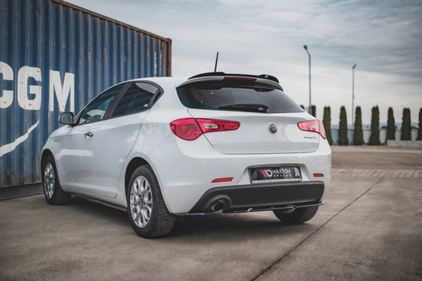 MAXTON DESIGN - Bočné difúzory zadného náraznika V.1 Alfa Romeo Giulietta Facelift , Čierny lesk , – Obrázok 4