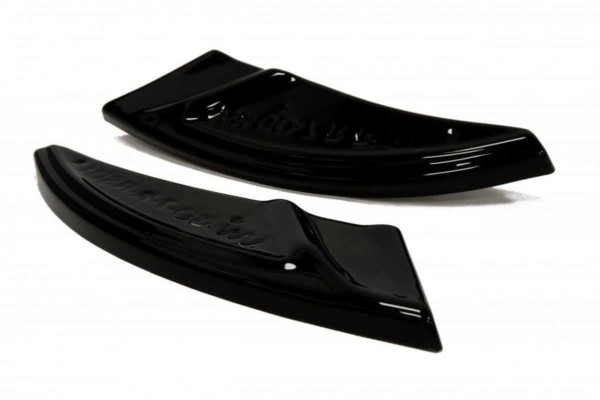 MAXTON DESIGN - Bočné difúzory zadného náraznika V.1 VW Golf 7 R / R-Line , Čierny lesk – Obrázok 4