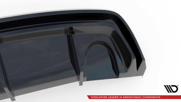 MAXTON DESIGN - Difúzor zadného náraznika  Alfa Romeo Giulietta Facelift (Single Výfuk Version) , Čierny lesk  , – Obrázok 10
