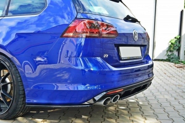 MAXTON DESIGN - Bočné difúzory zadného náraznika VW GOLF MK7 R Combi , Čierny lesk – Obrázok 3