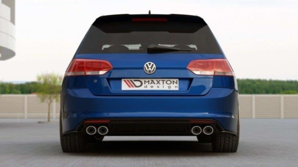 MAXTON DESIGN - Bočné difúzory zadného náraznika VW GOLF MK7 R Combi , Čierny lesk – Obrázok 4