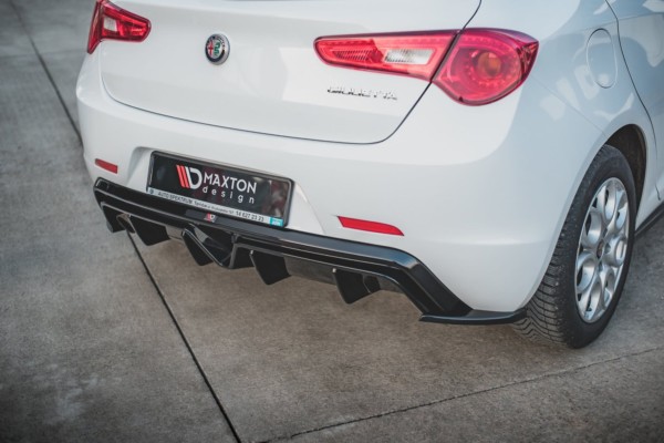 MAXTON DESIGN - Bočné difúzory zadného náraznika V.3 Alfa Romeo Giulietta Facelift , Čierny lesk , – Obrázok 4