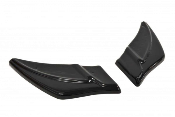MAXTON DESIGN - Bočné difúzory zadného náraznika v.2 VW GOLF VII R , Čierny lesk – Obrázok 2