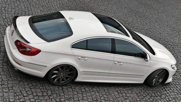 MAXTON DESIGN - Bočné difúzory zadného náraznika VW Passat CC R36 RLINE (Preface) , Čierny lesk – Obrázok 3