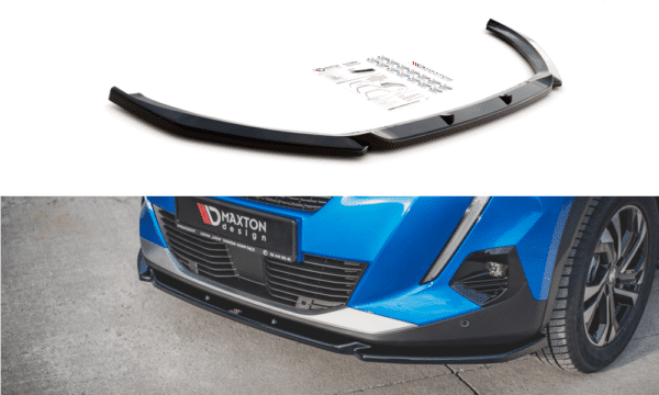 MAXTON DESIGN - Spoiler pod Predný náraznik   V.2 Peugeot 2008 Mk2 , Čierny lesk 


,
