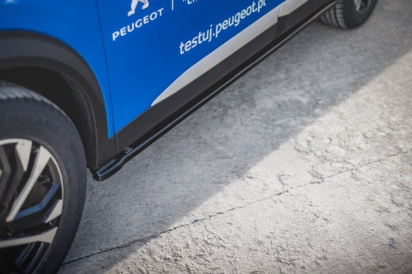 MAXTON DESIGN - Lišty pod prahy Peugeot 2008 Mk2 , Čierny lesk – Obrázok 3
