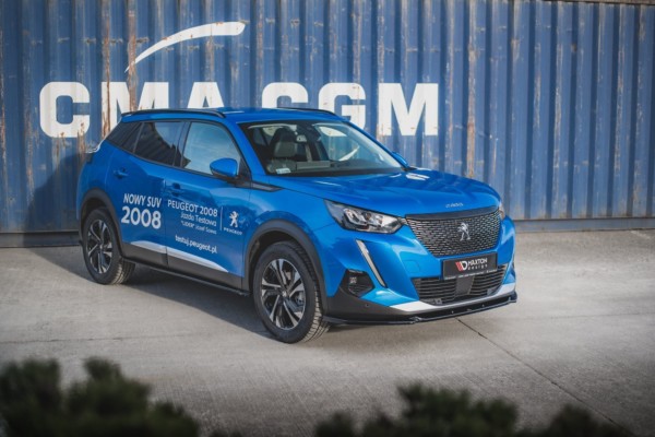 MAXTON DESIGN - Lišty pod prahy Peugeot 2008 Mk2 , Čierny lesk – Obrázok 5