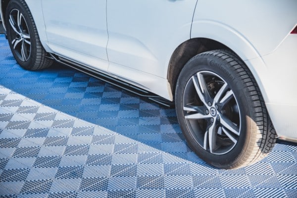 MAXTON DESIGN - Lišty pod prahy Volvo XC60 Mk2 R-Design , Čierny lesk – Obrázok 6