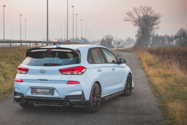 MAXTON DESIGN - Lišty pod prahy + Splitre V.5 Hyundai I30 N Mk3 Hatchback/Fastback , Čierny lesk – Obrázok 5