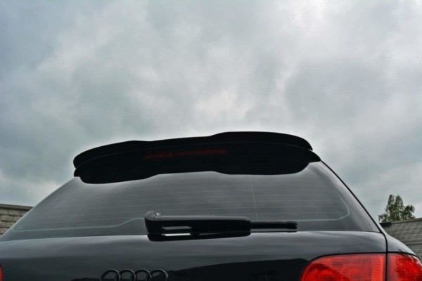 MAXTON DESIGN - Predlženie spoilera  Audi S4 / A4 S-Line B7 Avant , 
Čierny lesk – Obrázok 3