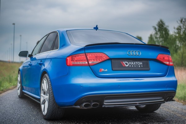 MAXTON DESIGN - Predlženie spoilera  Audi A4 / A4 S-Line B8 / B8 FL Sedan , Čierny lesk – Obrázok 5
