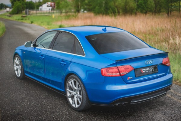 MAXTON DESIGN - Predlženie spoilera  Audi A4 / A4 S-Line B8 / B8 FL Sedan , Čierny lesk – Obrázok 6