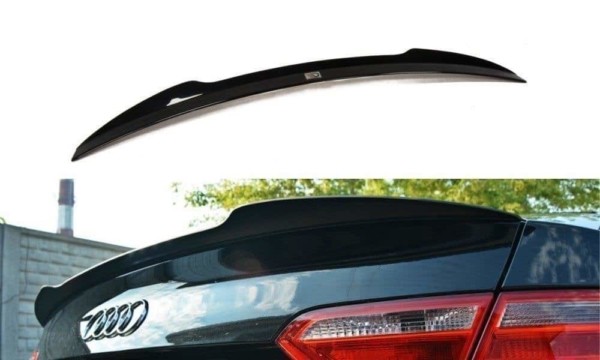 MAXTON DESIGN - Predlženie spoilera  Audi S5 / A5 / A5 S-Line 8T / 8T FL Coupe , Čierny lesk