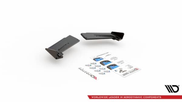 MAXTON DESIGN - Racing Durability Bočné difúzory zadného náraznika + Splitre Toyota GR Yaris Mk4 , Black + Gloss Flaps – Obrázok 7