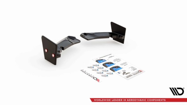 MAXTON DESIGN - Bočné difúzory zadného náraznika + Splitre V.4 Toyota GR Yaris Mk4 , Čierny lesk – Obrázok 7
