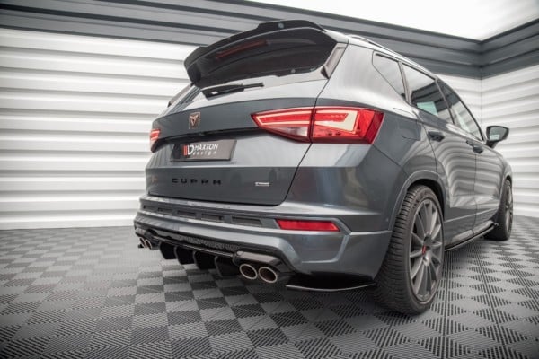 MAXTON DESIGN - Bočné difúzory zadného náraznika Cupra Ateca , Čierny lesk , – Obrázok 4