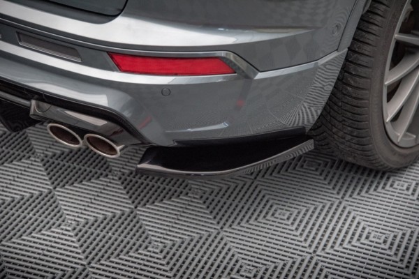 MAXTON DESIGN - Bočné difúzory zadného náraznika Cupra Ateca , Čierny lesk , – Obrázok 5