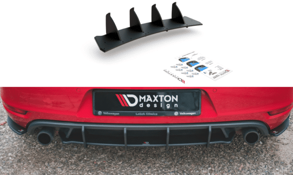 MAXTON DESIGN - Racing Durability Zadný difúzor V.2 Volkswagen Golf GTI Mk6 ,